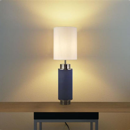 Flask Navy Table Lamp