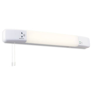 Slimline White LED Shaver Wall Light