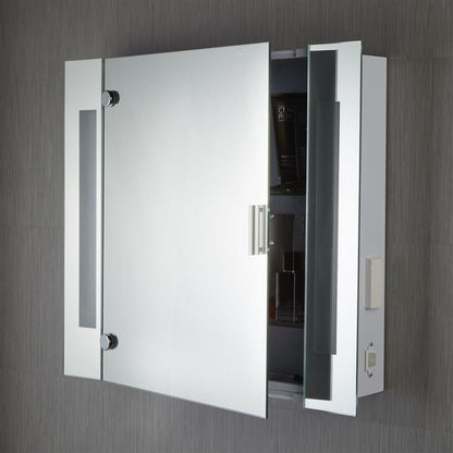 Bathroom Mirror Cabinet with Shaving Socket