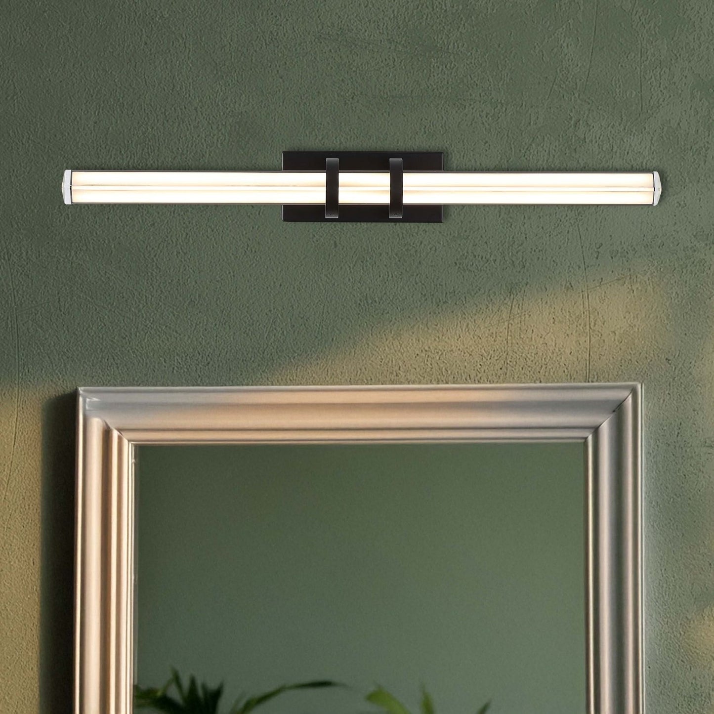 Parma Black & Glass LED Wall Light