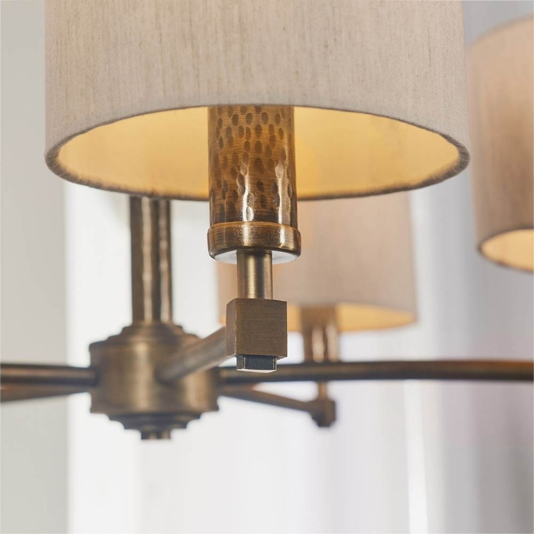 Indara 5-Light Bronze Chandelier Ceiling Pendant