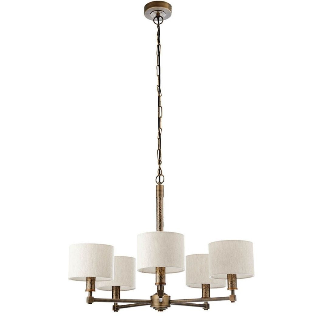 Indara 5-Light Bronze Chandelier Ceiling Pendant