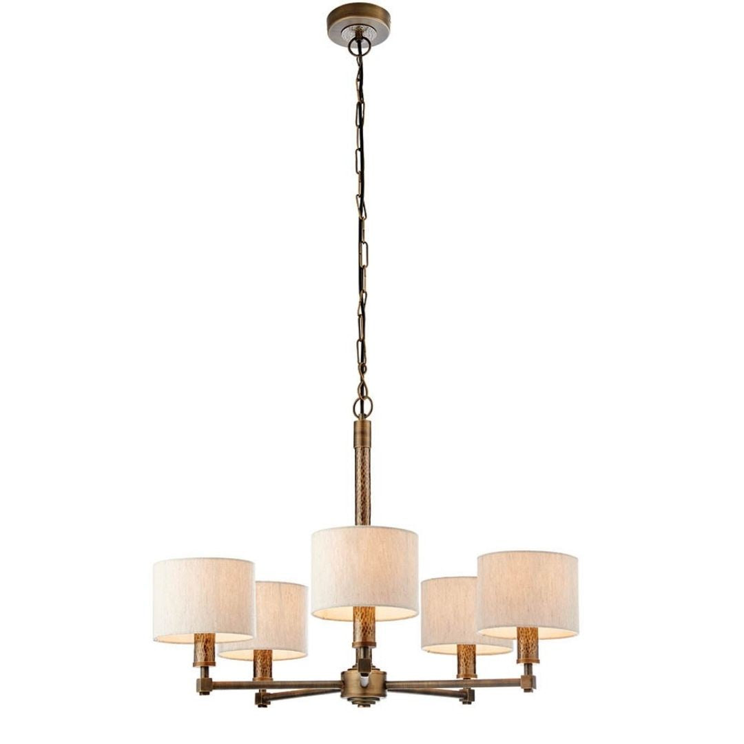 Indara 5-Light Bronze Chandelier Ceiling Pendant