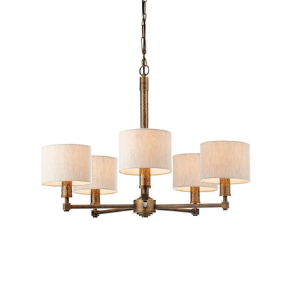 Indara 5-Light Bronze Chandelier Ceiling Pendant