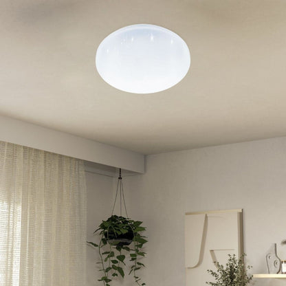 Pogolia White Flush LED Ceiling Light