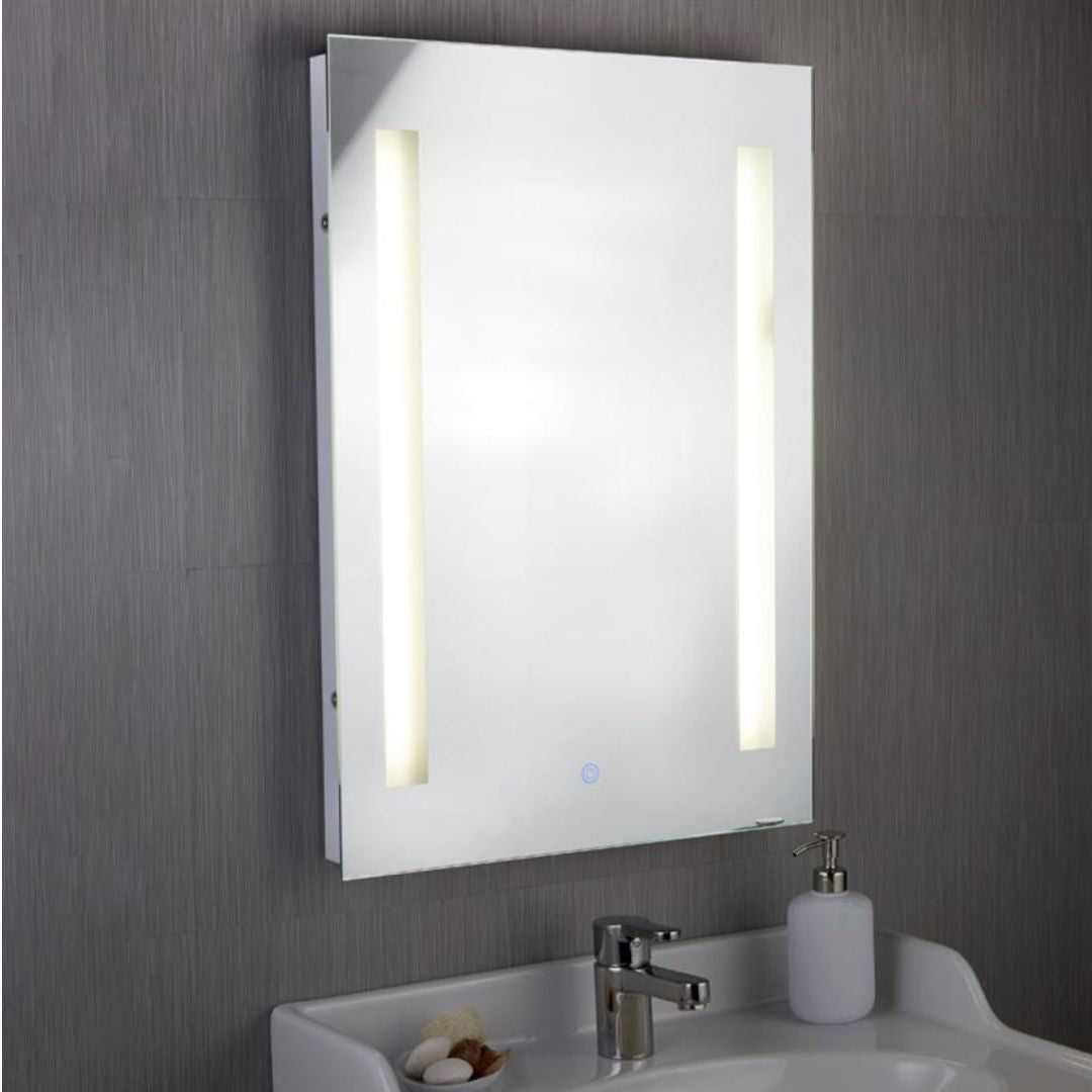 Bathroom Mirror with Shaving Socket