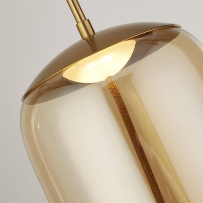 Lisbon Satin Brass LED Pendant Ceiling Light Large