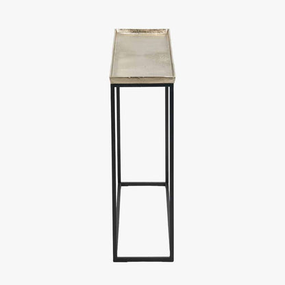 Franklin Black & Gold Metal Console Table