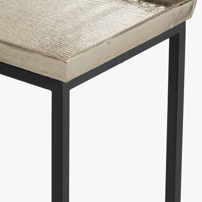 Franklin Black & Gold Metal Console Table