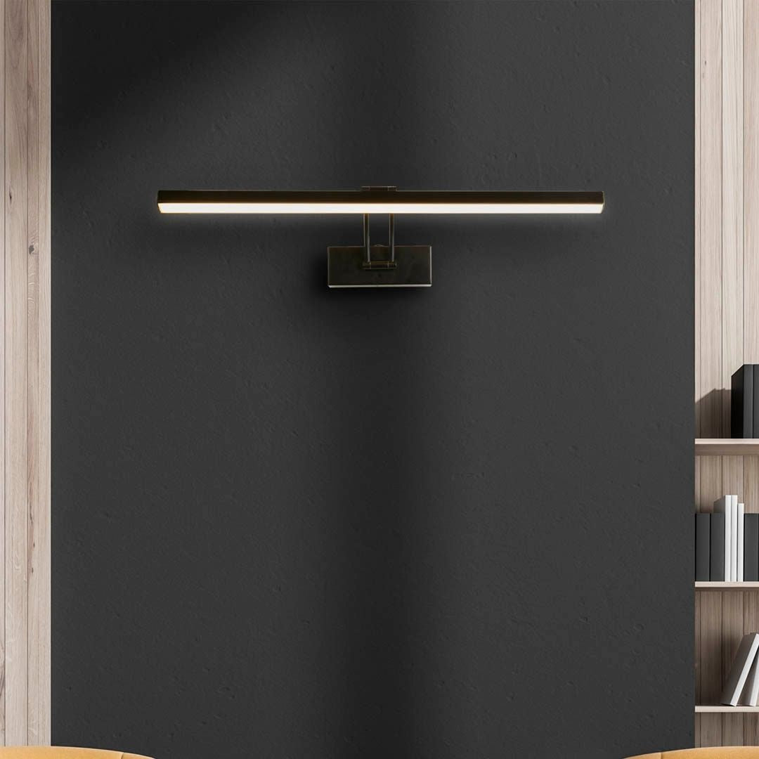 Rhodes 60cm Black LED Picture Wall Light