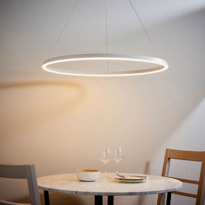 Staten Matte White LED Pendant Ceiling Light