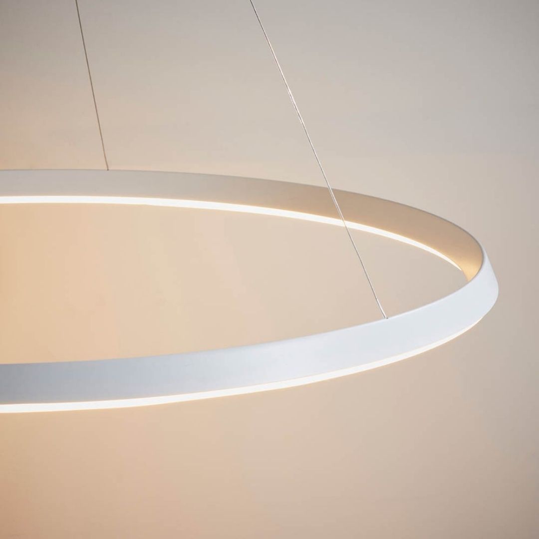 Staten Matte White LED Pendant Ceiling Light