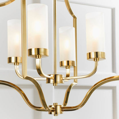 Edrea 4-Light Satin Brass Pendant Ceiling Light