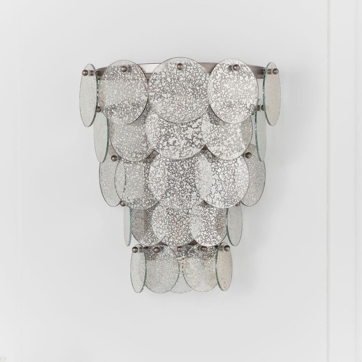 Kimana 2 Light Antique Silver Wall Light