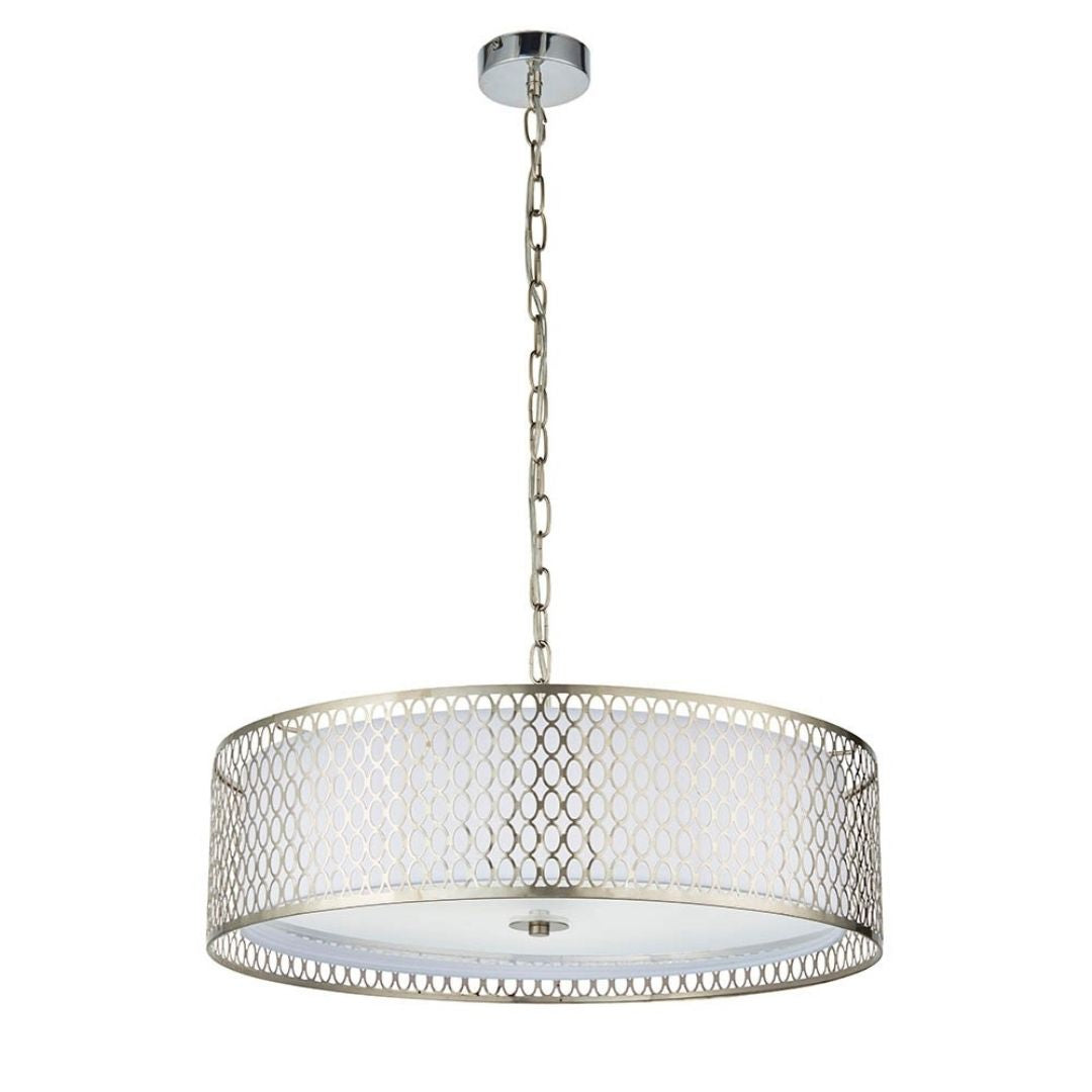 Cordero 3 Light Satin Nickel Pendant Ceiling Light