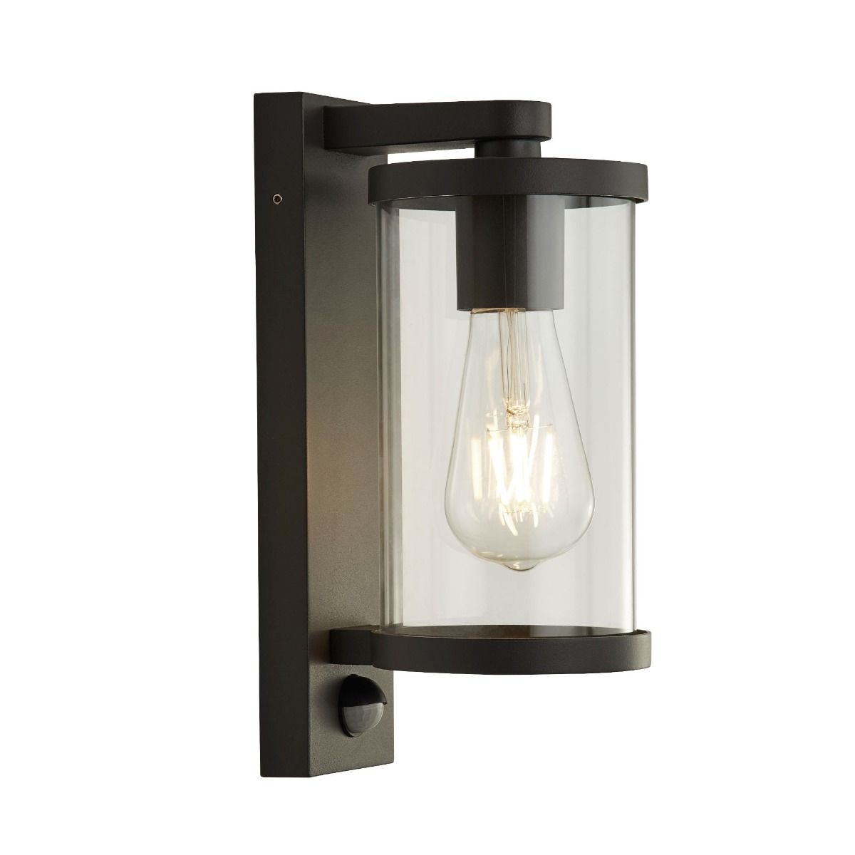 Bakerloo 1 Light Black Outdoor Wall Light