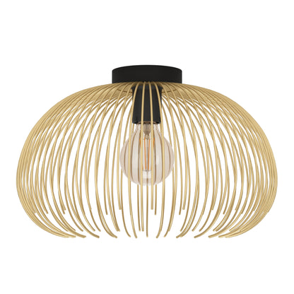 Venezuela Gold Flush Ceiling Light