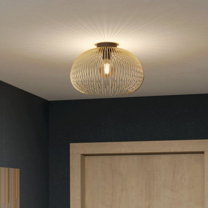 Venezuela Gold Flush Ceiling Light