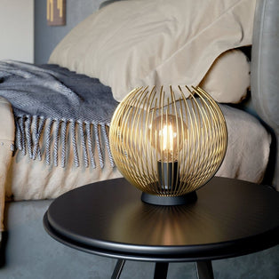 Venezuela Black & Gold Table Lamp