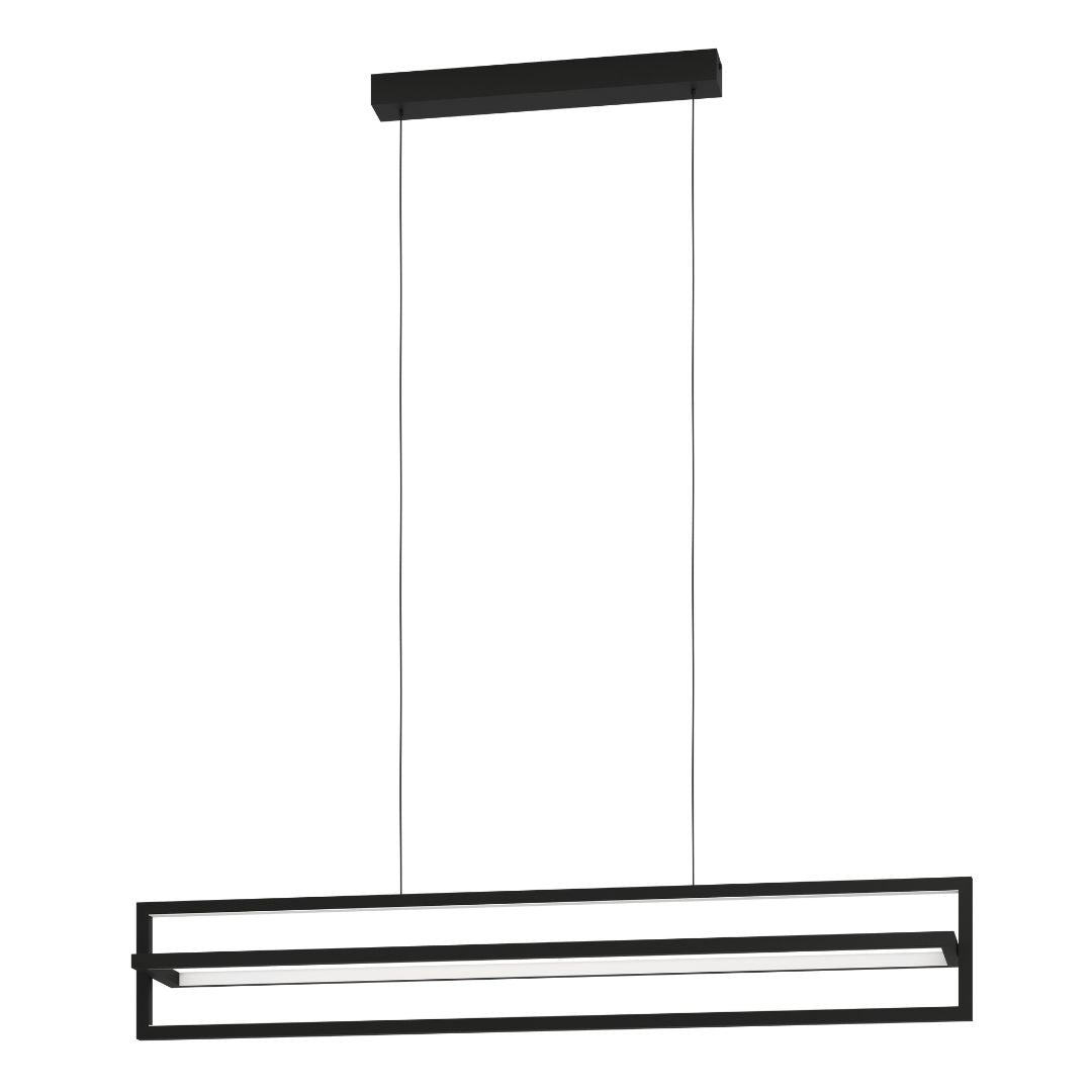 Siberia Black LED Ceiling Pendant Bar