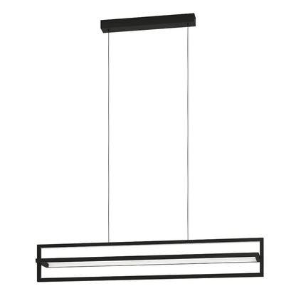 Siberia Black LED Ceiling Pendant Bar