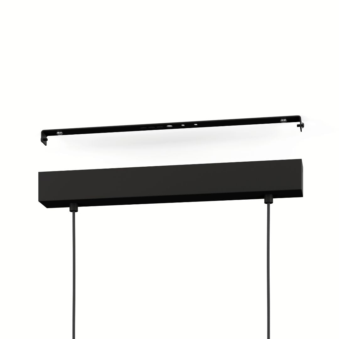 Siberia Black LED Ceiling Pendant Bar