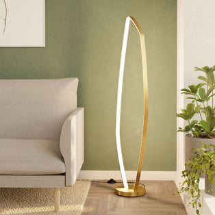 Vallerosa Gold LED Floor Lamp