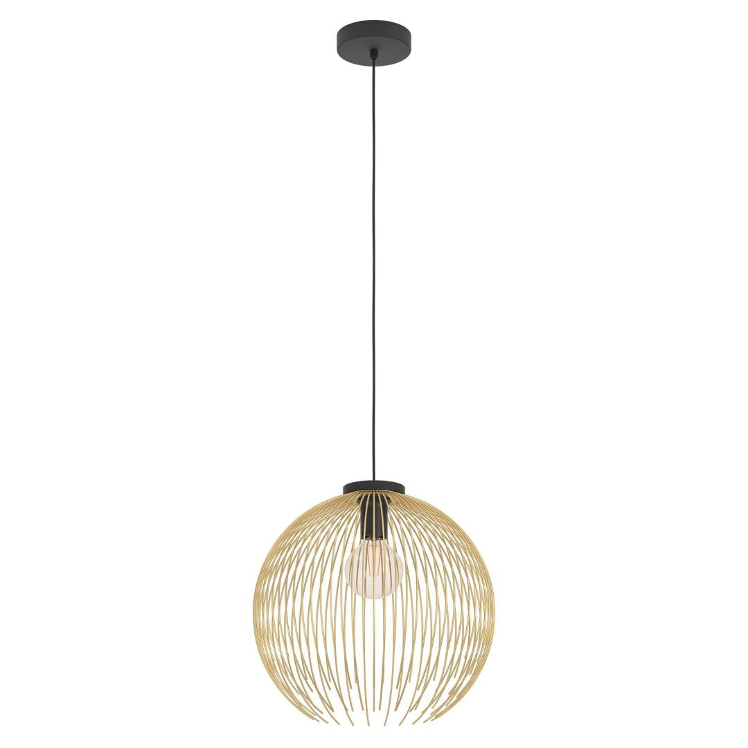 Venezuela Gold Pendant Ceiling Light Large