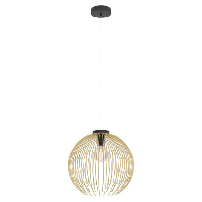 Venezuela Gold Pendant Ceiling Light Large