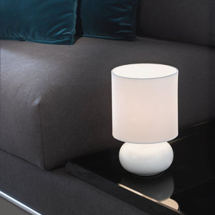 Trondio White Ceramic Table Lamp