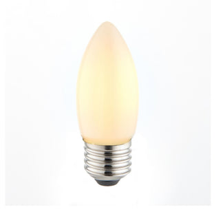 E27/ES 4w LED Candle Coated Warm White Dimmable Light Bulb