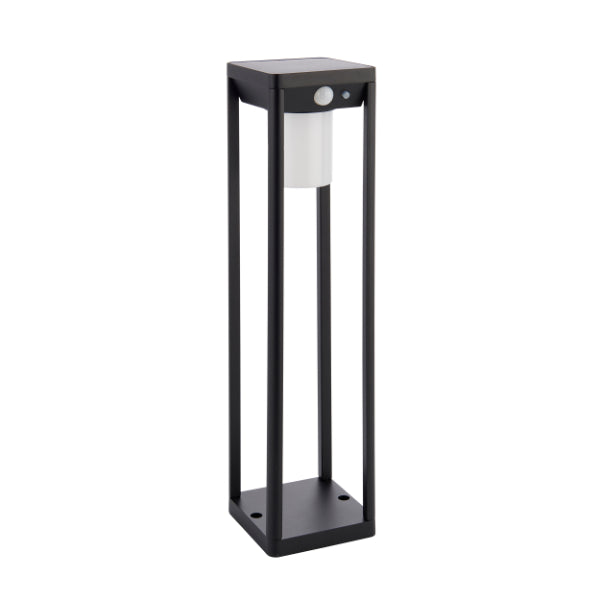 Hallam Outdoor LED Small Matt Black Post IP44