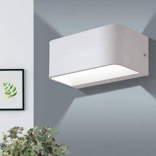 Sania White LED Wall Light