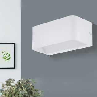 Sania LED White Wall Light