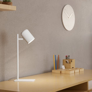 Ceppino White Desk Table Lamp