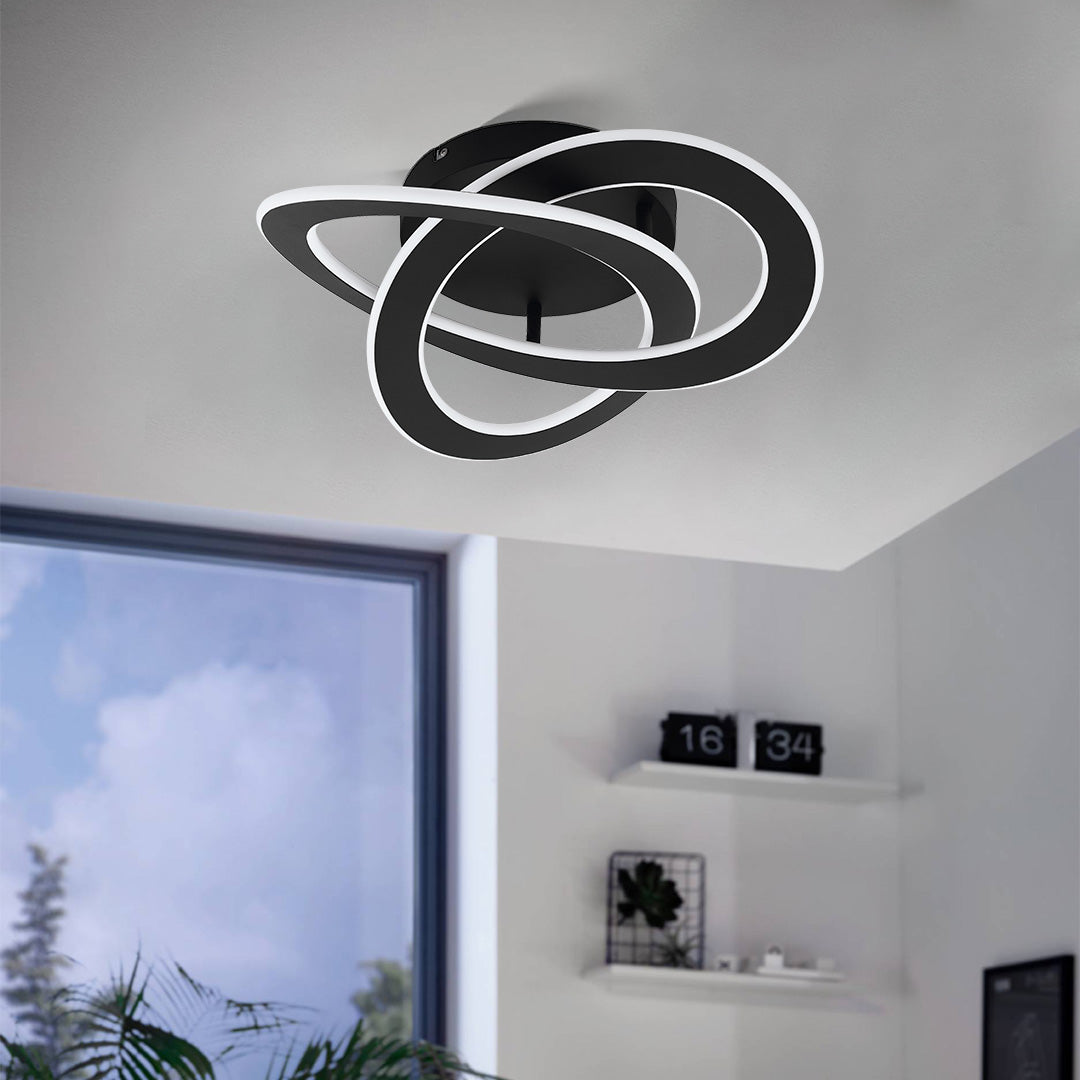 Rolimare Cool While LED Flush Ceiling Light