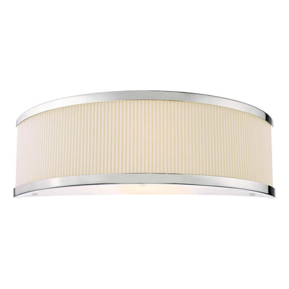 Alvaro Polished Chrome & Ivory Wall Light