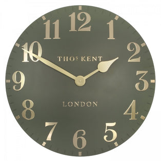 Thomas Kent 20" Arabic Wall Clock Lichen Green