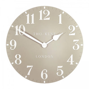 Thomas Kent 12" Arabic Wall Clock Sand