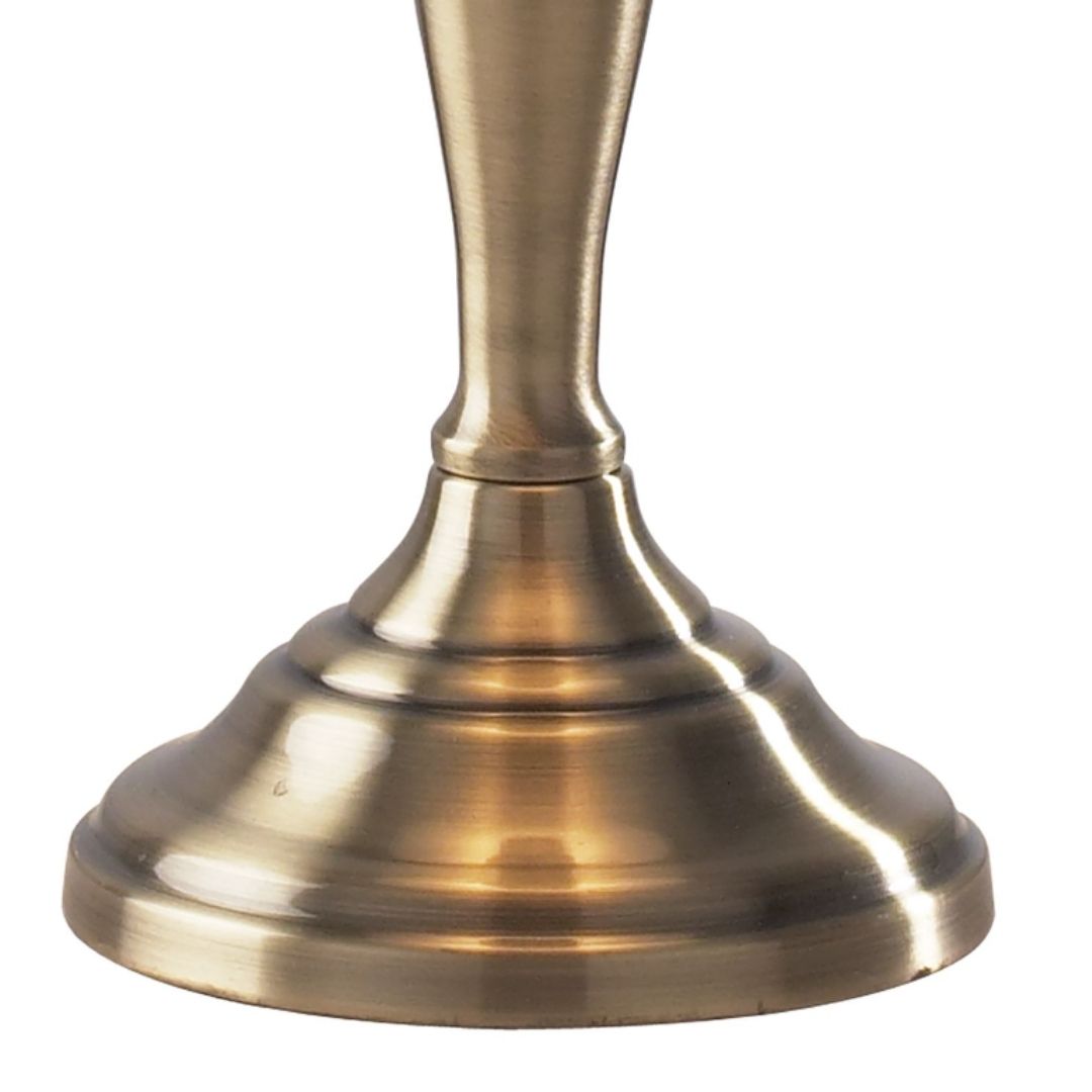 Beau Antique Brass Touch Table Lamp