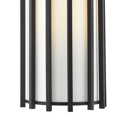 Cagliari Matte Black & Ivory Wall Light