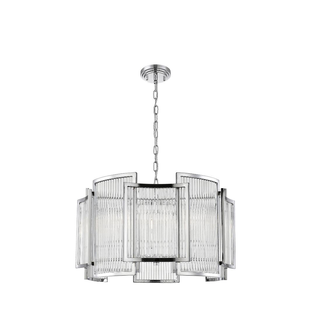 Giovanna 5 Light Chrome Ceiling Pendant