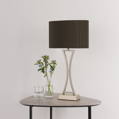 Corrina Antique Brass Touch Table Lamp