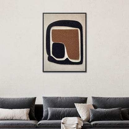 Mode II Embroidered Wall Art with Black Frame