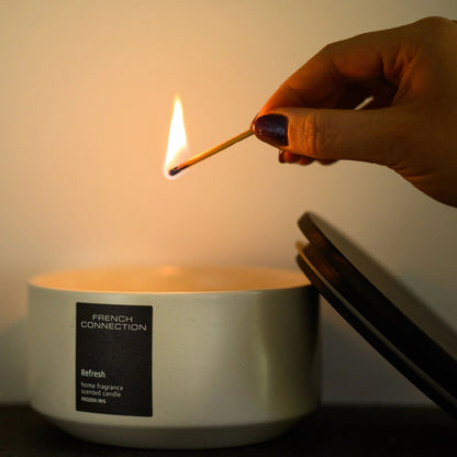 French Connection 3 Wick Scented Candle Refresh