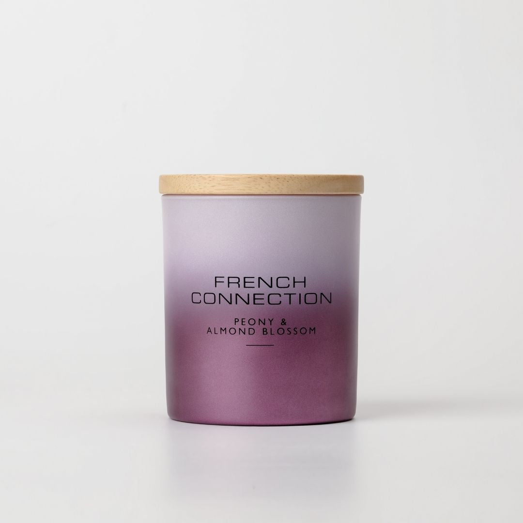 French Connection 1 Wick Scented Candle Peony & Almond Blossom