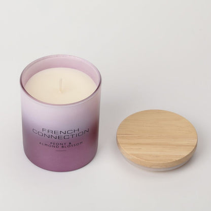 French Connection 1 Wick Scented Candle Peony & Almond Blossom