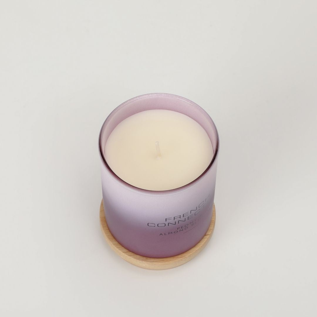 French Connection 1 Wick Scented Candle Peony & Almond Blossom