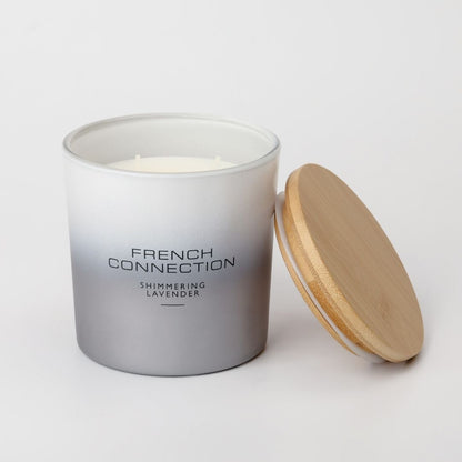 French Connection 2 Wick Scented Candle Shimmering Lavender