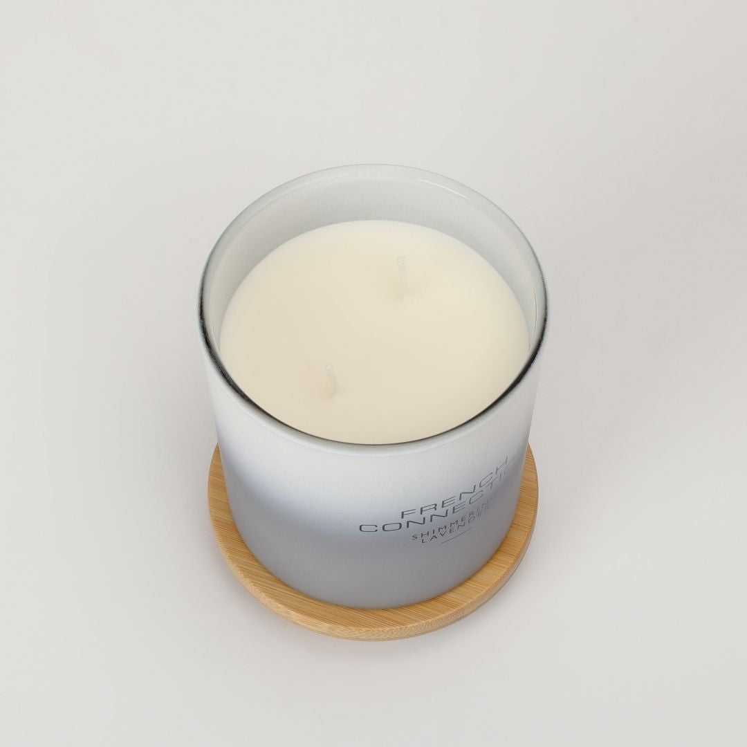 French Connection 2 Wick Scented Candle Shimmering Lavender